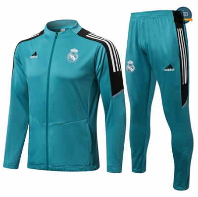 Cfb3 Chaqueta Chandal Real Madrid Equipación Azul/Negro 2021/2022