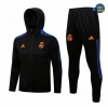 Cfb3 Chaqueta Chandal Real Madrid Equipación Sombrero Negro/Azul 2021/2022