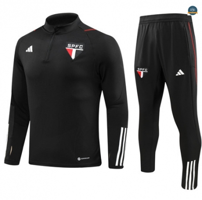 Nuevas Cfb3 Chándal São Paulo Equipación Negro 2023/2024 replicas