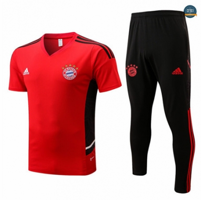Cfb3 Camiseta Bayern Munich + Pantalones Equipación Rojo 2022/2023