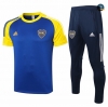 Cfb3 Camisetas Entrenamiento Boca Juniors + Pantalones Azul Profundo/Amarillo 2020/2021
