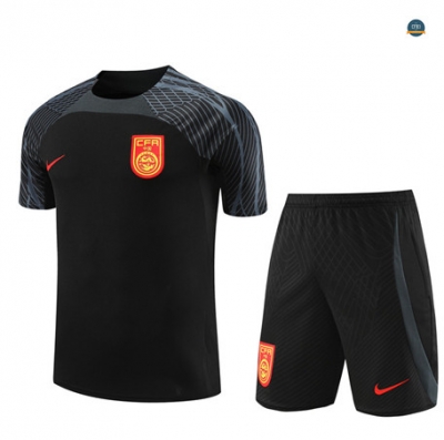 Venta Cfb3 Camiseta Entrenamiento Chine Niño + Pantalones Cortos Equipación Negro 2023/2024 online