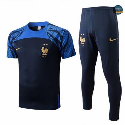 Cfb3 Camiseta Francia + Pantalones Equipación Azul Profundo 2022/2023 C510