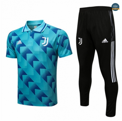 Cfb3 Camiseta Juventus Polo + Pantalones Equipación Azul 2022/2023