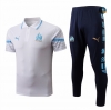Cfb3 Camiseta polo Marsella + Pantalones Equipación Blanco/Azul Profundo 2022/2023 C451