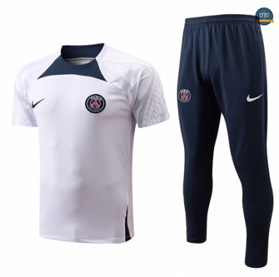 Cfb3 Camiseta Paris PSG + Pantalones Equipación Blanco 2022/2023