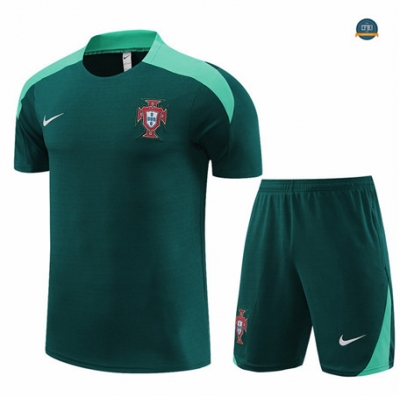 Cfb3 Camisetas Entrenamiento Portugal Niño + Pantalón Corto Equipación verde 2024/2025