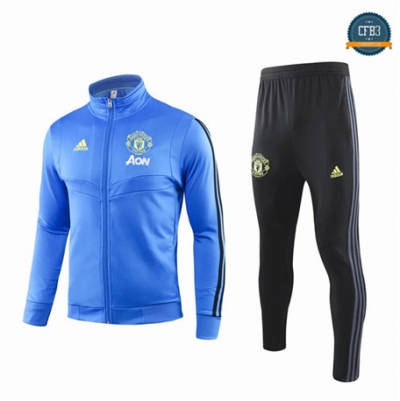 Chaqueta Chándal Q41 Manchester United Equipación Azul/Negro 2019/2020