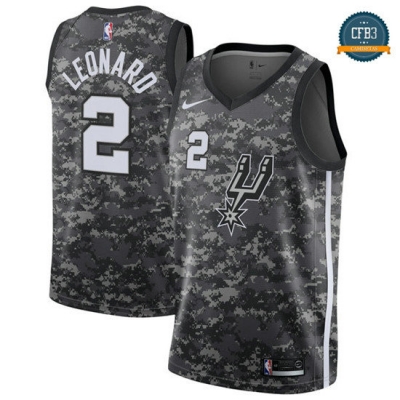 cfb3 camisetas Kawhi Leonard, San Antonio Spurs - City Edition