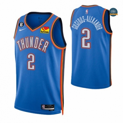 Nuevas Cfb3 Camiseta Shai Gilgeous-Alexander, Oklahoma City Thunder 2022/23 - Icon