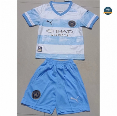 Cfb3 Camiseta Manchester City Niños Equipación edición conmemorativa 2022/2023