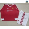 Cfb3 Camiseta Manchester United Niños 1ª Equipación Manica lunga 2021/2022