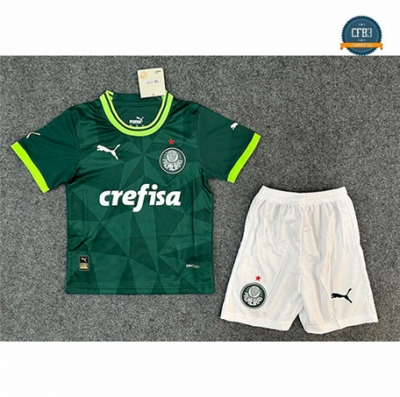 Nuevas Cfb3 Camiseta Palmeiras Niño Equipación Verde 2023/2024