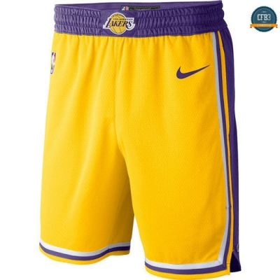 cfb3 camisetas Pantalones Los Angeles Lakers 2018/19 - Icon