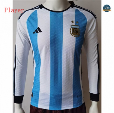 Venta Cfb3 Camiseta Player Version Argentina 1ª Equipación Manga larga 2022/2023
