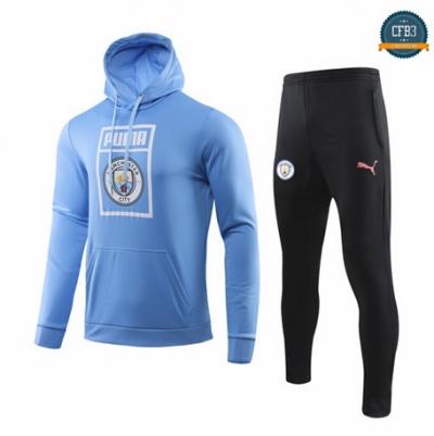 Cfb3 Sudadera con capucha Manchester City Azul 2019/2020