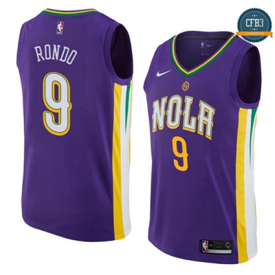 cfb3 camisetas Rajon Rondo, New Orleans Pelicans - City Edition