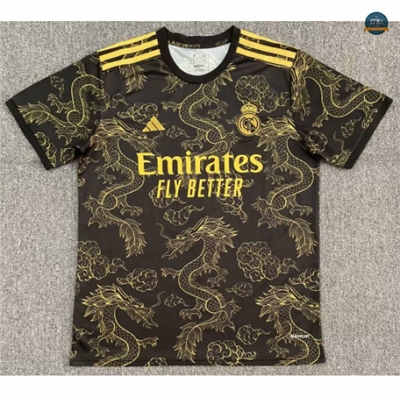 Camiseta futbol Real Madrid Equipación Negro Golden Dragon 2023/2024