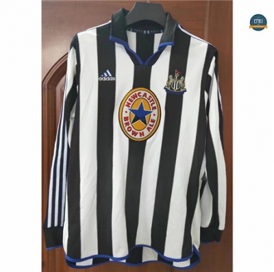 Cfb3 Camiseta Retro 1999-2000 Newcastle United 1ª Equipación Manga larga