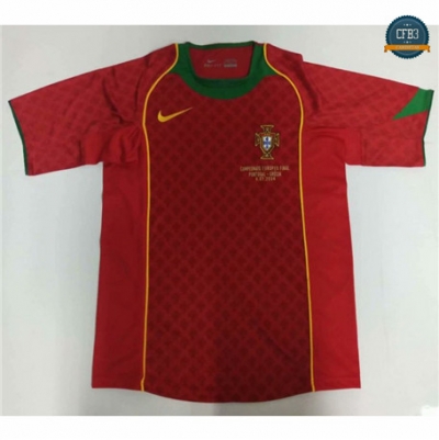 Cfb3 Camiseta Retro 2004 Portugal 1ª Equipación