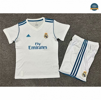 Cfb3 Camiseta Retro 2017-18 Real Madrid Niño 1ª