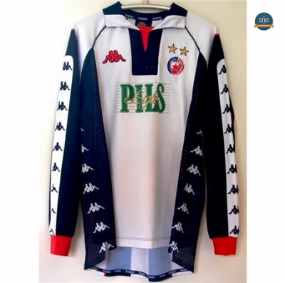 Cfb3 Camiseta futbol Retro 1999-01 Red Star 2ª Equipación Manga Larga