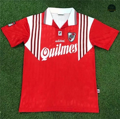 Cfb3 Camisetas Retro 1995-96 River Plate 2ª Equipación Rojo