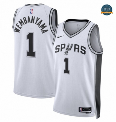 Cfb3 Camiseta Victor Wembanyama, San Antonio Spurs 2023 - Association