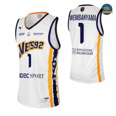 Cfb3 Camiseta Victor Wembanyama, Metropolitans 92 - 1ª