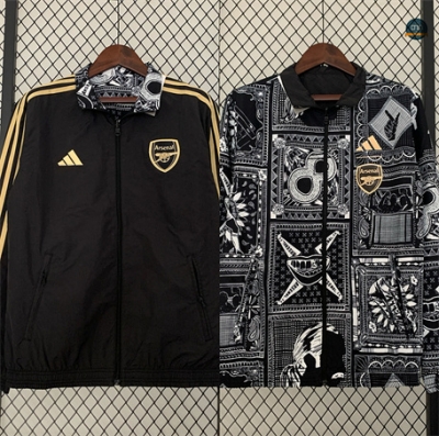 Crear Rompevientos reversible Arsenal Equipación negro 2024/2025