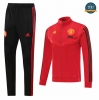 Cfb3 Camisetas B029 - Chaqueta Chandal Manchester United Rojo/Negro 2019/2020