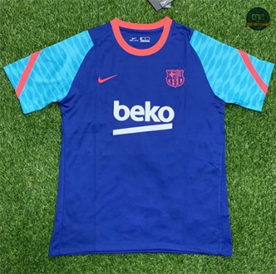 Cfb3 Camisetas Barcelona Pre-Match Entrenamiento Azul 2021/2022