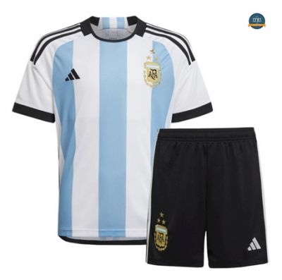 Cfb3 Camiseta Argentina Niños 3 estrellas 1ª Equipación 2022/2023