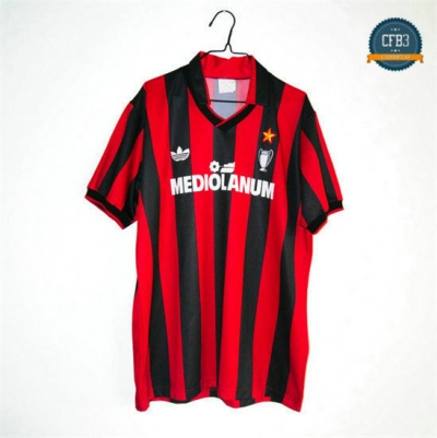 Camiseta 1990-91 AC Milan 1ª Equipación