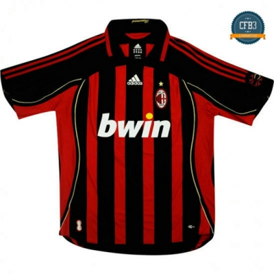 Camiseta 2006-07 AC Milan 1ª Equipación