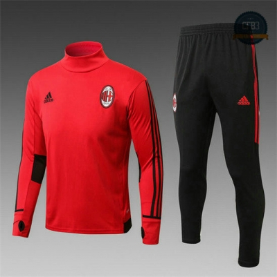 Chándal AC Milan Rojo 2017 Cuello alto