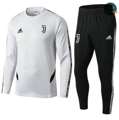 Chándal Juventus Blanco + Pantalones Negro 2019/2020