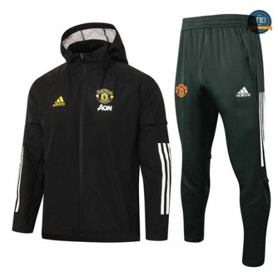 Cfb3 Rompevientos Manchester United Equipación Negro 2020/2021