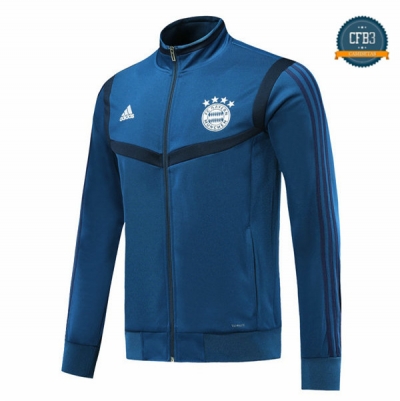 Cfb3 Camisetas Chaqueta Sudadera Bayern Munich Azul Oscuro 2019/2020