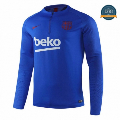 Cfb3 Camisetas Sudadera Training Barcelona BEKO Bleu 2019/2020 Cuello Redondo