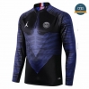 Cfb3 Camisetas Sudadera Cremallera Mitad PSG Azul/Negro 2019/2020 Strike Drill