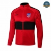 Cfb3 Camisetas Chaqueta Sudadera Atletico Madrid Rojo/Negro 2019/2020