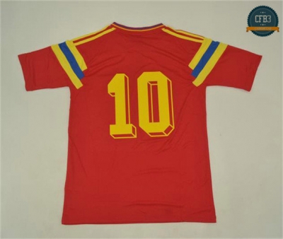 Camiseta 1990 Colombia Rojo (10)