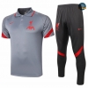 Cfb3 Camiseta Entrenamiento Liverpool POLO + Pantalones Gris claro 2020/2021