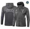 Cfb3 Chaqueta con capucha Milwaukee Bucks - Negro