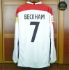 Camiseta 2004 Copa del Mundo Inglaterra Manga Larga 1ª Equipación (7 BECKHAM)