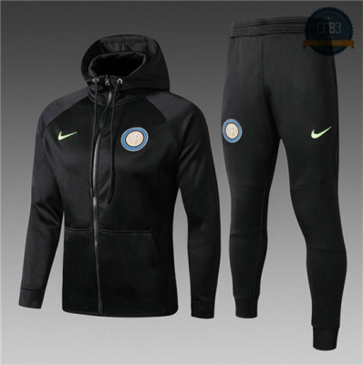 Chaqueta Chándal Inter Milan Negro 2017 Sombrero