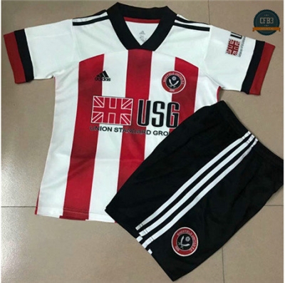 Cfb3 Camisetas Sheffield United Niños 1ª Equipación 2020/2021