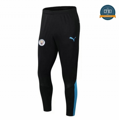 Cfb3 Camisetas Pantalón chándal Manchester City Negro/Azul 2019/2020