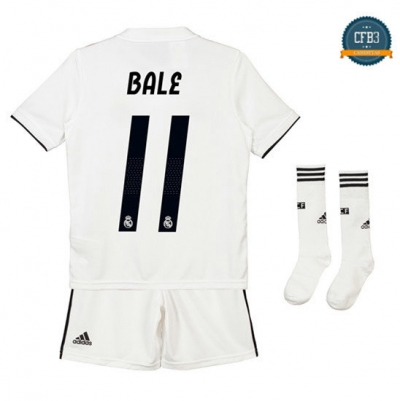 Camiseta Real Madrid 1ª Equipación Niños 11 Bale 2018